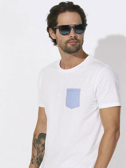 t-shirt poche homme